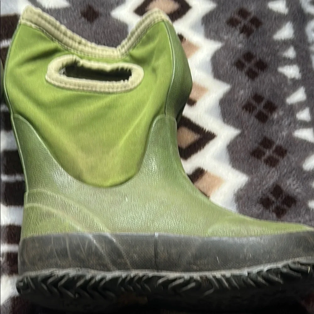Bogs Green and Black Rain & Snow Boots with Sturdy Sole
